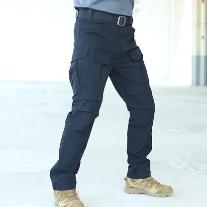 summer Multi-pocket Work Tactical Pants Men Outdoor Waterproof Sports Hiking Climbing Pants Combat Military Cargo Trousers