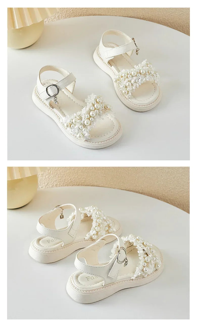 Girls' sandals Summer children's non-slip soft-soled princess beach shoes Fashion sandals for little girls