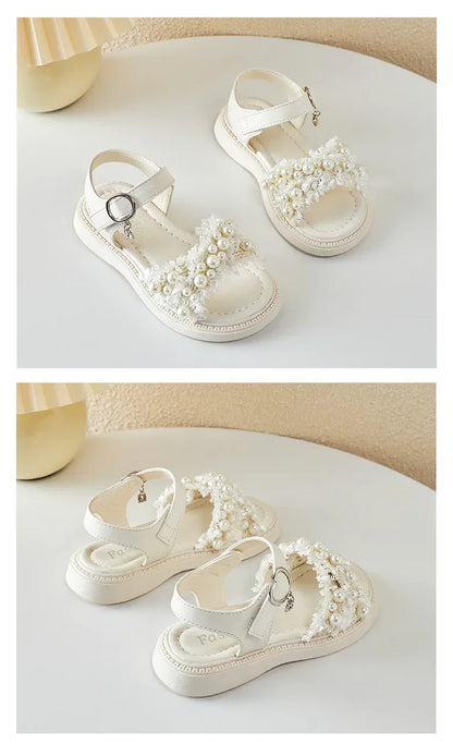 Girls' sandals Summer children's non-slip soft-soled princess beach shoes Fashion sandals for little girls