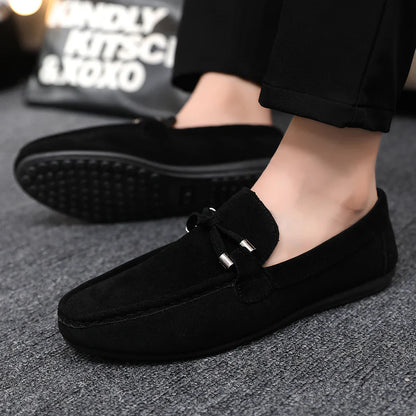 Men Loafers Soft High Quality Spring Autumn Shoes Men Casual Shoes Warm Slip on Flats Driving Shoes