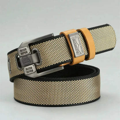 Retro Men's Women's Waistband Belt High Quality Pin Buckle Youth Overalls Outdoor Canvas Waistband Decorative Belt for Jeans