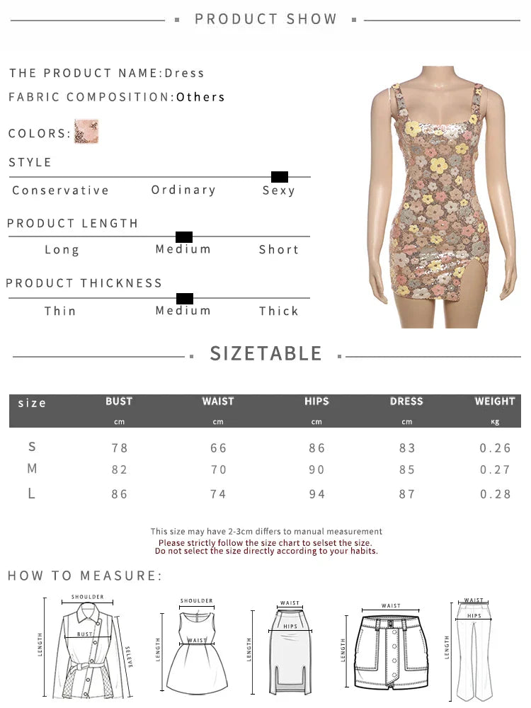 Colorful Flower Print Mini Dress Women Sequins Patchwork Skinny Backless Sleeveless Vacation Trend Elegant Outfits