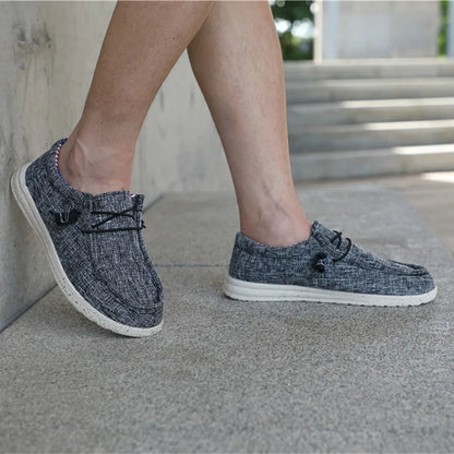 Plus Size Men's Solid Color Breathable Slip On Classic Loafer Shoes Comfy Casual Durable Lightweight Walking Shoes