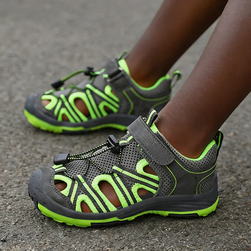 Summer Boys Sandals Outdoor Beach Children Shoes Sneaker Fashion Breathable Non-slip Kids Casual Sports Sandals Shoes for Boy
