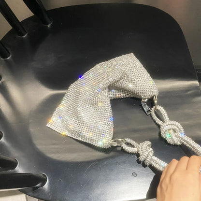 luxury Designer hobo shoulder bag handmade Shining Rhinestones Evening clutch Bag Purse Crystal Purses and handbag Hobo Bags