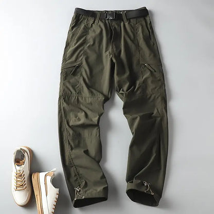 Outdoor Workwear Pants Men's Loose Fleece Lined Thick Soft  Hiking Mountain Climbing Windproof Waterproof Jacket Pants