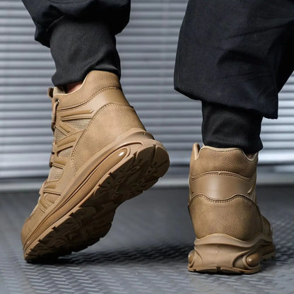 Men Work Safety Shoes Anti-smashing Steel Toe Cap Working Boots Construction Indestructible Work Soft-Soled Sneakers Men Shoes