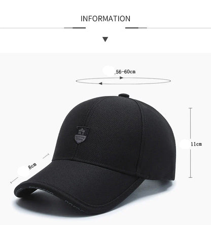 Middle-Aged And Elderly Hats, Men's Baseball, Spring And Autumn Tides, Fashionable Dads, Foreign And Versatile, Sunshade Caps
