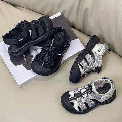 Boys Closed-Toe Sandals 2026 Summer New Arrivals Kids Casual Sneakers Non-Slip Soft Sole Beach Walking Shoes