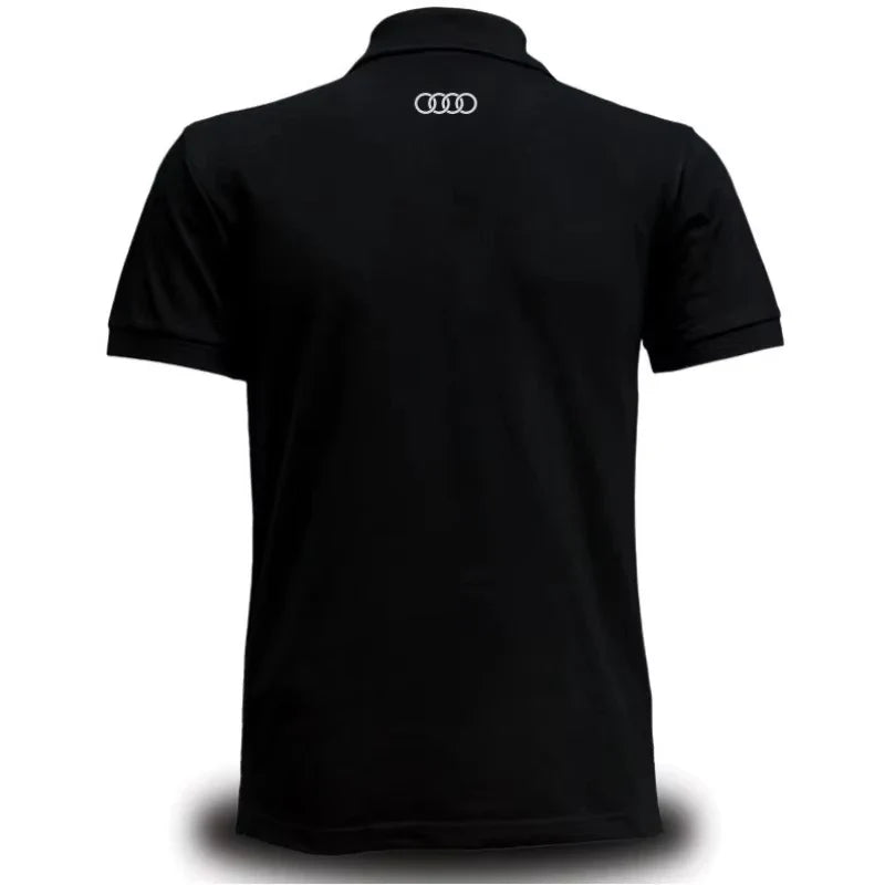 Racing Team Streetwear Polo Cotton T-Shirt Men's Casual Club Rider Party Clothing