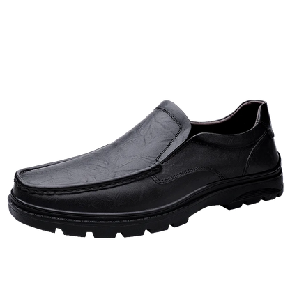 2025 New Summer Leather Shoes, Soft-soled Height-increasing Commuting and Patrol Shoes, High-end Handmade Leather Shoes for Men