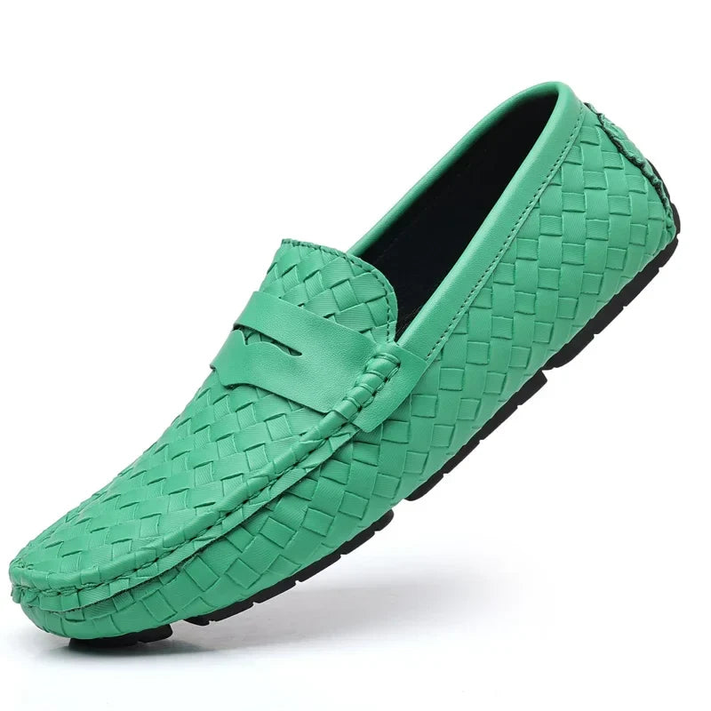 Loafers for Men 2024 New Handmade Moccasins Men Flats Casual PU Leather Shoes Luxury Comfy Mens Loafers Size 48