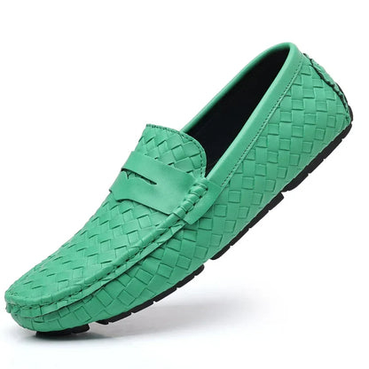 Loafers for Men 2024 New Handmade Moccasins Men Flats Casual PU Leather Shoes Luxury Comfy Mens Loafers Size 48