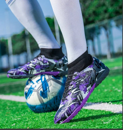 Size 34-46 Men FG/TF Football Boots Futsal Professional Unisex Kids Soccer Shoes Training Outdoor Boys Football Shoes Sneakers