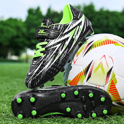 New Kid Professional Football Boots Soccer Shoes Match Boys Sports Shoes Comfortable Sneakers Match Outdoor Non-Slip Unisex