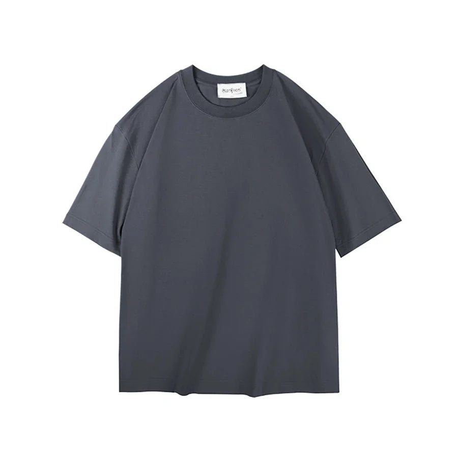 Women New Oversized T shirts Female 260 GSM White Casual Streetwear Tees Unisex Solid Korean Cool Tops for Young WT2560