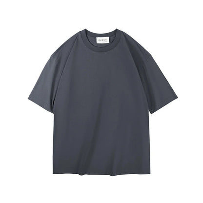 Women New Oversized T shirts Female 260 GSM White Casual Streetwear Tees Unisex Solid Korean Cool Tops for Young WT2560