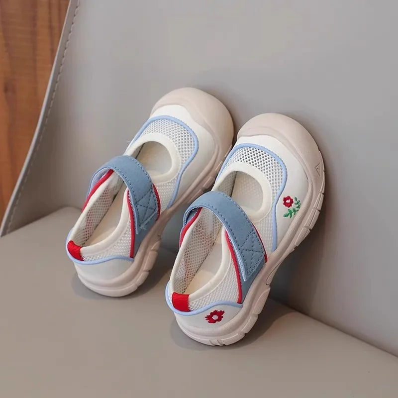 Kids mesh sneaker Anti-slip Sandal Toddler Boy Sports Shoe Girl Children Breathable Beach Sandal Soft Bottom sports casual Shoes
