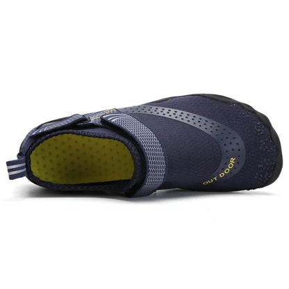 Mens Quick Drying Water Shoes Unisex Breathable Aqua Shoes Slip on Non Slip Wading Shoes Travel Water Park Pool Ladies Sneakers