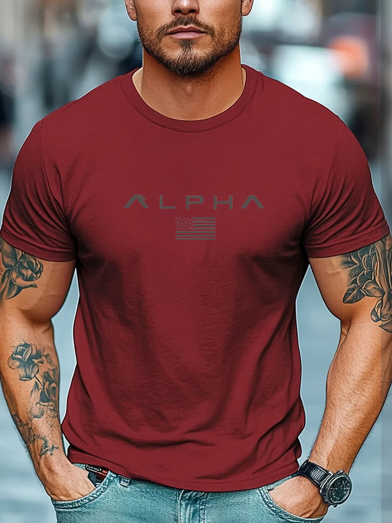 Men's summer 100 cotton fashionable casual loose solid color multi-color optional sports round neck short sleeved T-shirt top