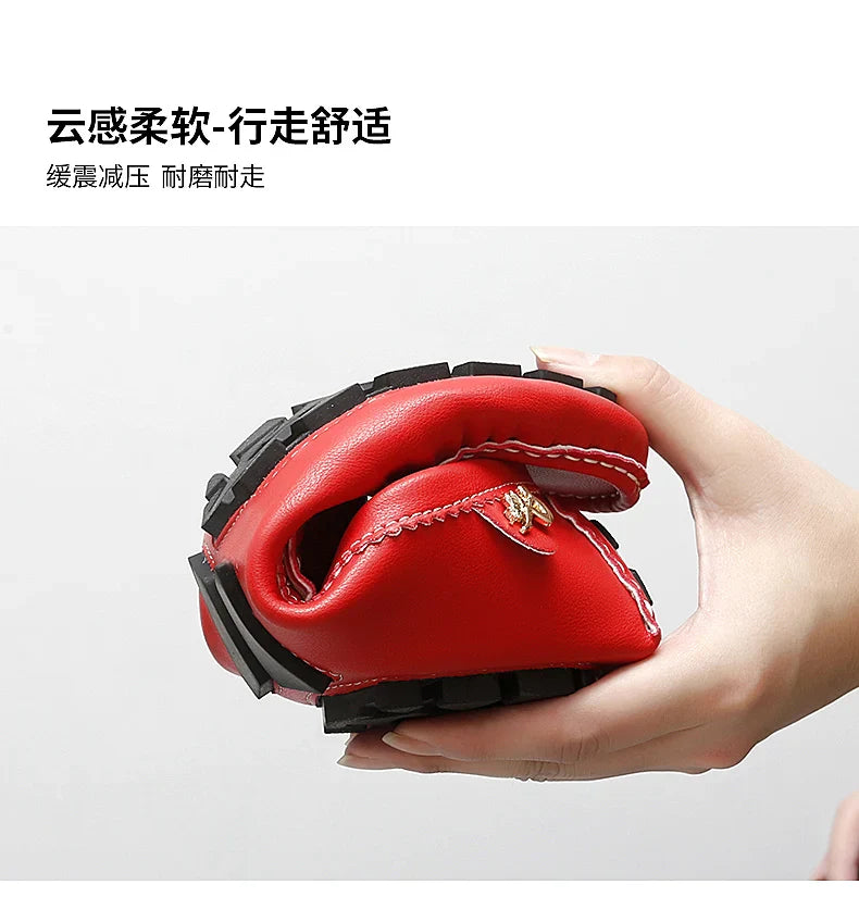 2025 New Handmade Beanie Shoes Men's Soft Sole Lazy Korean Style Trbottomy Easiest for Match Casual Slip-On Driving