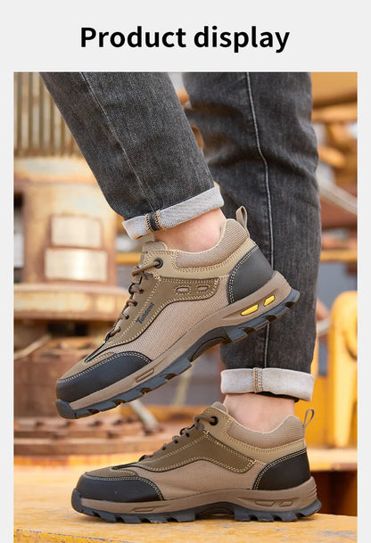 Men's protective shoes, safety shoes, anti smash and anti stab work shoes, insulated shoes, and protective boots