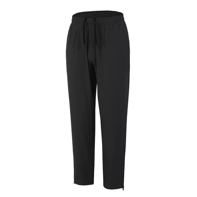 Running pants can hold mobile phones, autumn men's waist pocket sports pants, quick drying, professional fitness