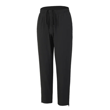 Running pants can hold mobile phones, autumn men's waist pocket sports pants, quick drying, professional fitness
