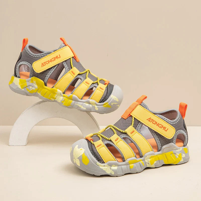 New Girls Sandals Children Water Shoes Cute Outdoor Non-slip Kids Sports Shoes Girls Boy Sandals Sneaker 4 To 12 Years