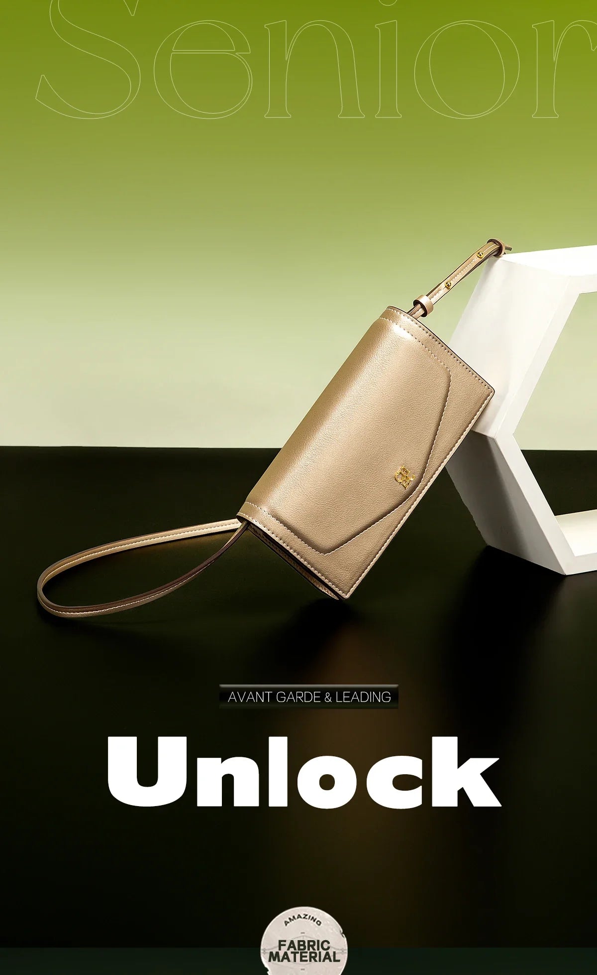 Women's Crossbody Bag Spring New Flip Small Square Bag Simple Women's Business Wallet Strap Detachable