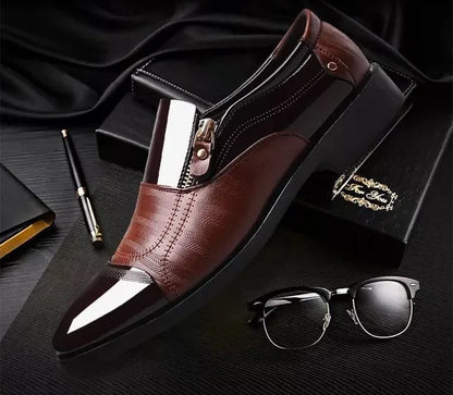 Men's Formal Shoes Official Business Social Shoe Male Leather Casual Office Low Price Elegant and Classic Italian 2025 Style 39