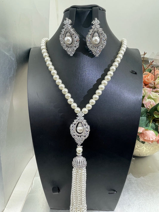 Nigeria 2pcs Bridal Zirconia Jewelry Sets For Women Party, Luxury Dubai Nigeria CZ Crystal Wedding Jewelry Sets