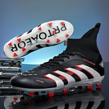 New Men Match Professional Football Boots Non-Slip TF/FG Soccer Shoes Boys Sneakers Comfortable Ankle Sports Shoes Unisex