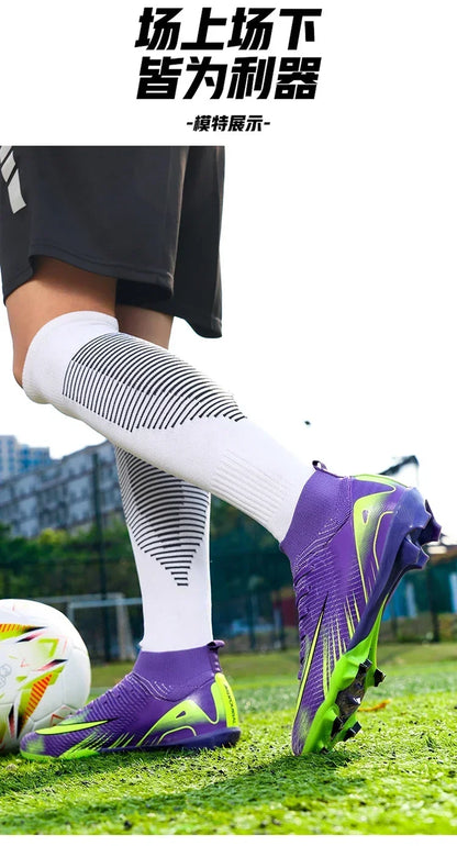 New Men Football Boots Adult Society Original Indoor Professional Women Soccer Shoes Unisex Ultralight Football Shoes Sneakers