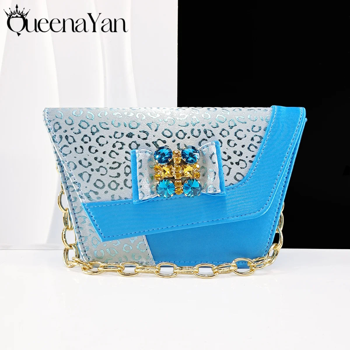 2025 Shiny Italian Fashion Pointed Toe Women Heel Fashion Rhinestone Decoration Pink Color Shoes And Bag Set