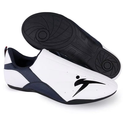 Sapatos Masculinos para Boxe Kung Fu Artes Marciais Respiráveis Solado Macio Grosso Tênis de Caratê para Treinadores de Taekwondo Resistentes ao Desgaste para Crianças e Adultos
