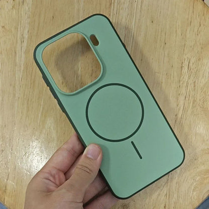 For OPPO Find X9 X9 Pro Case Magnetic Double Color Matte PC +TPU Skin Feel Back Cover with Metal Button for Find X 9