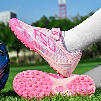 New Kid Match Boys Football Boots Sneakers Professional Non-Slip Sports Shoes Match Soccer Shoes Outdoor Comfortable Unisex