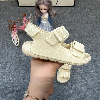 Fashion Popular Solid Color Children's Beach Sandals Trendy Design Kids Girl Boy Casual Flat Casual Shoes Summer Kids Sandal