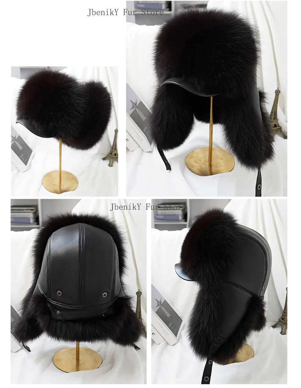 2025 Cap 100% Raccoon Dog Full Fur Fox Fur Hat Men's Fur Ear Protection Winter Thickened and Warm Russian Hat Men's Trend