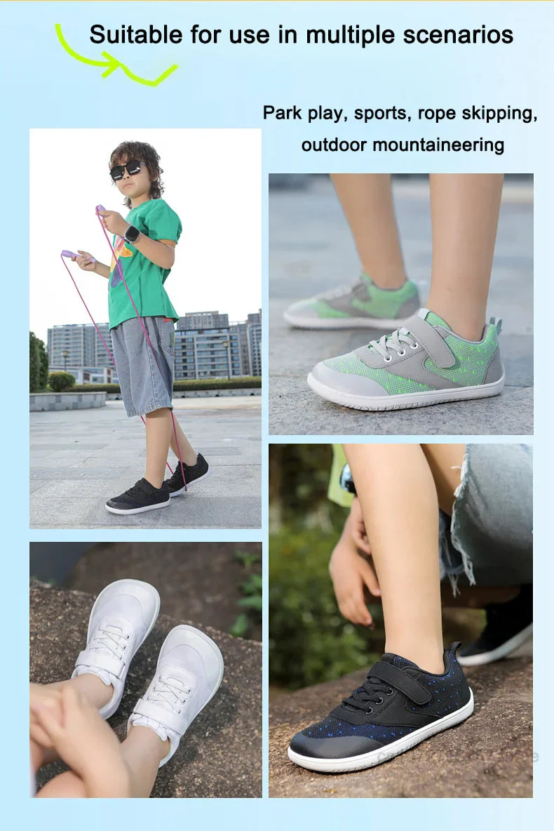 Toddler/Little/Big/Kid Wide Barefoot Shoes | Boys/Girls Minimalist Sneakers | Splay Naturally | Lightweight Girls Boys Sneakers