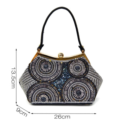 2025 Moda Mais Recente Chegada Laranja Ponta Fina Sandálias Femininas Sapatos com Bolsa Conjunto para Senhoras Festa de Casamento Salto