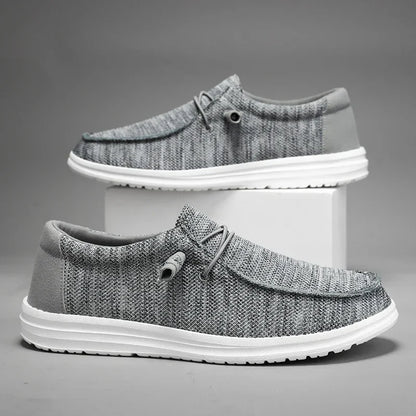 Sapatos de Lona Masculinos Casuais Slip On Alpargatas Homens Moccasins Mocassim Masculino Leve Respirável Tamanho Grande 50