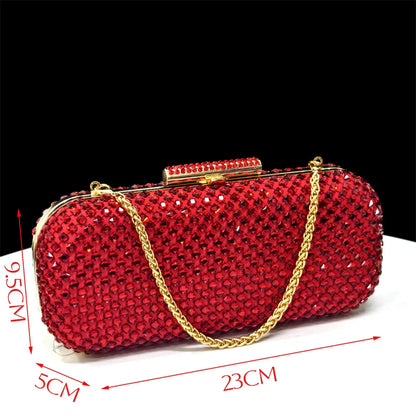 Women's Heels and Bag Set – Elegant Rhinestone Designer Shoes for Weddings & Special Occasions