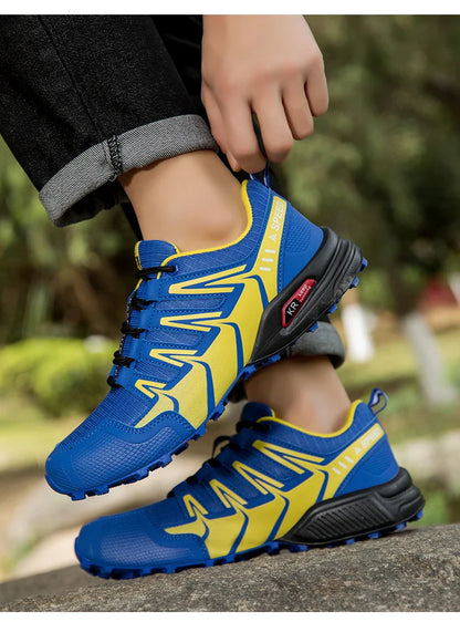 Waterproof Hiking Shoes Men‘s Outdoor Trekking Sneakers Mountain Climbing Camping Trainers Hunting Tactical Boots Bike Shoe Male