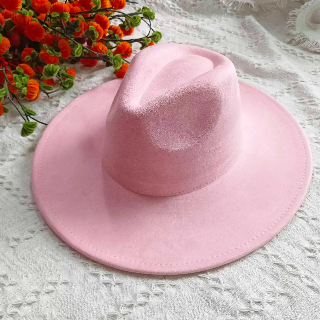Hats Blank Hats for Burning Multicolor teardrop shaped Top 9.5cm Brim Unisex Jazz Hat Church Hat