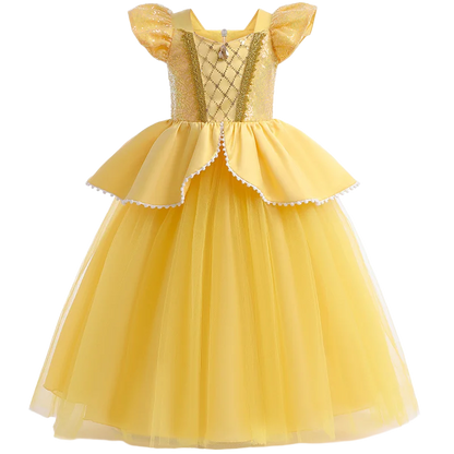 Cinderella Anna Elsa Costume Children Princess Dress for Girls Kids Cosplay Snow White Christmas Carnival Party Disguise Outfit