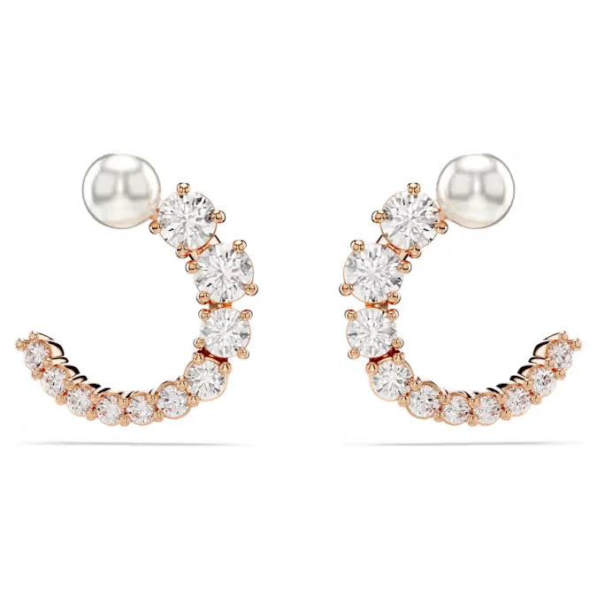 Original New Charms Pearl Necklace Earrings Bracelet Fine Jewelry Women Set Pearl Y Necklace for Women Romantic Gift