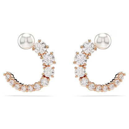 Original New Charms Pearl Necklace Earrings Bracelet Fine Jewelry Women Set Pearl Y Necklace for Women Romantic Gift