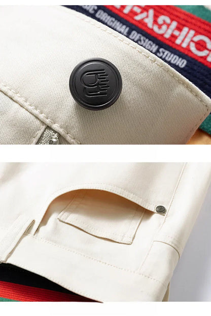 2024 New Autumn Men's Business Casual Trousers Work Pants Male Formal Dress Pants Straight Men's Clothes Black Gray Apricot